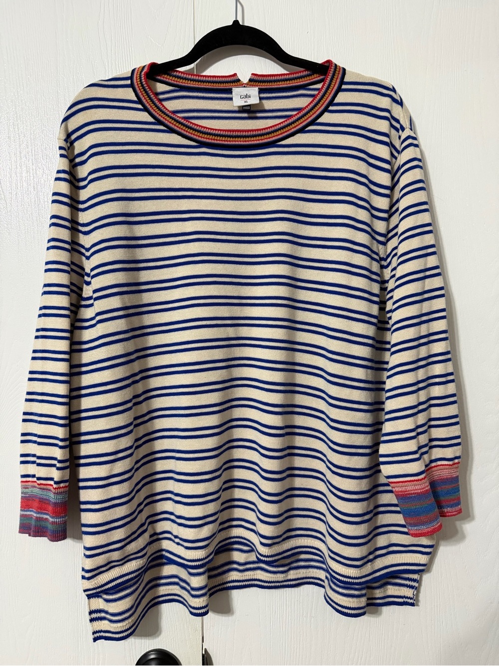 Cabi Striped Sweater XL